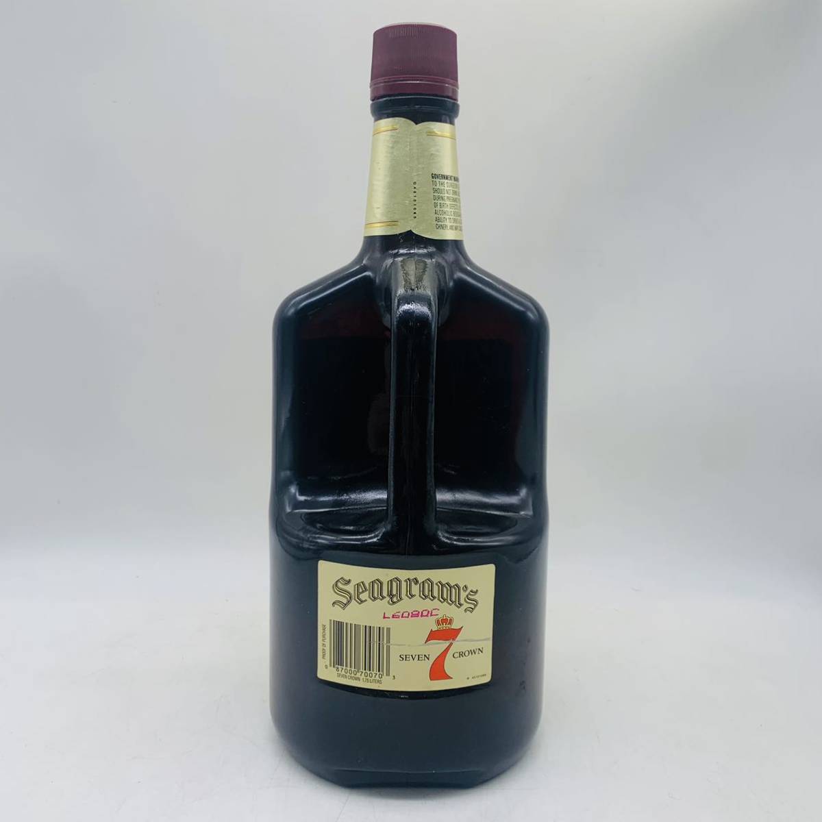 【未開栓】SEAGRAM'S 7 シーグラム セブン クラウン アメリカンウイスキー 1750ml 40% WH44456_画像3