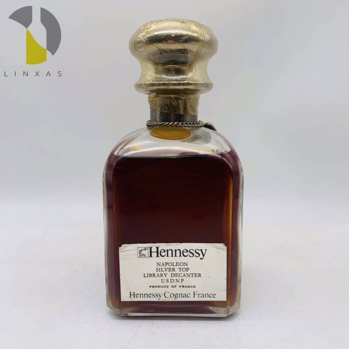 【未開栓】Hennessy ヘネシー シルバートップ ブック型 700ml 40％ コニャック BR9304の画像1