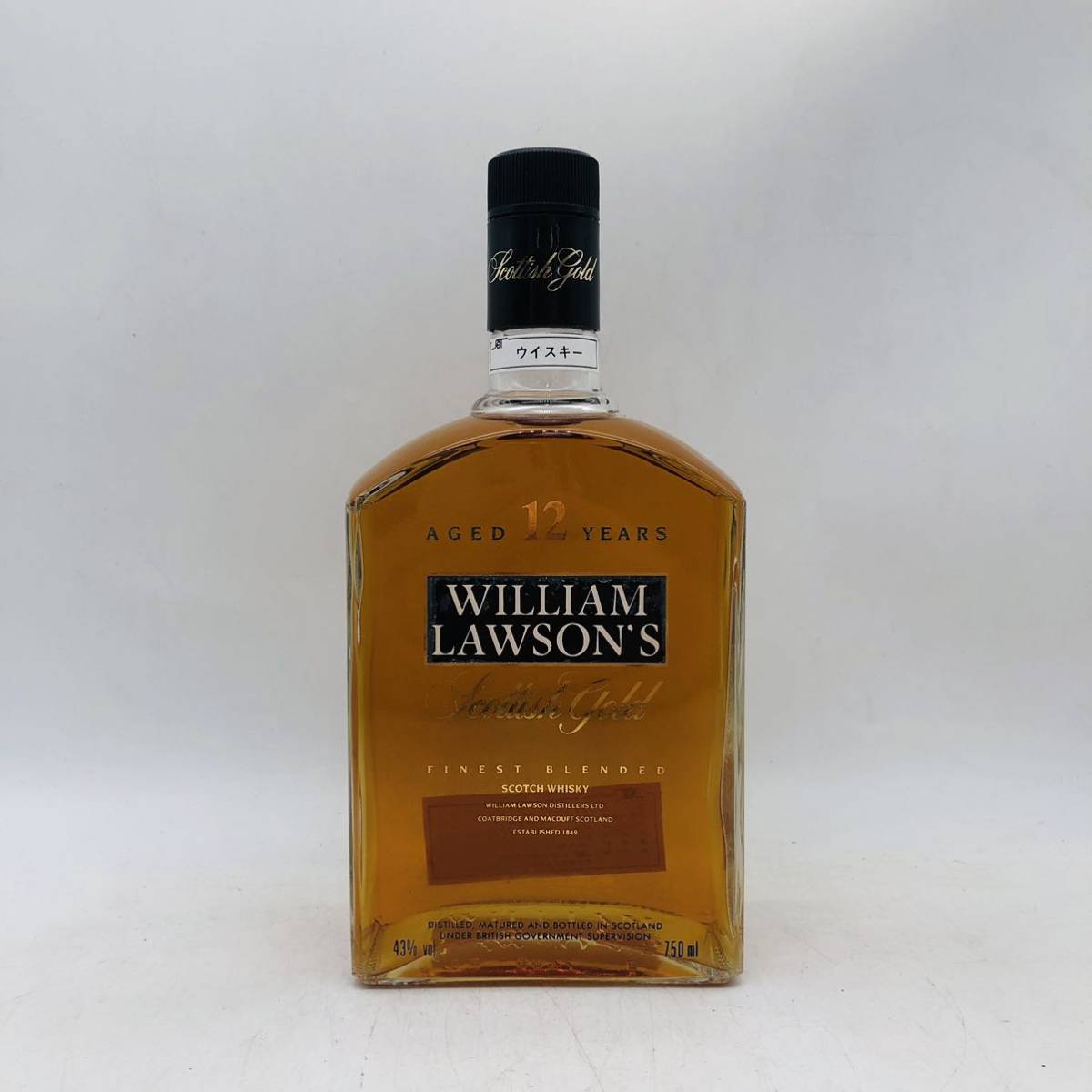 1円〜【未開栓】WILLIAM LAWSON'S ウィリアム 12年 スコッチ ウイスキー 750ml 43% WH45739_画像2