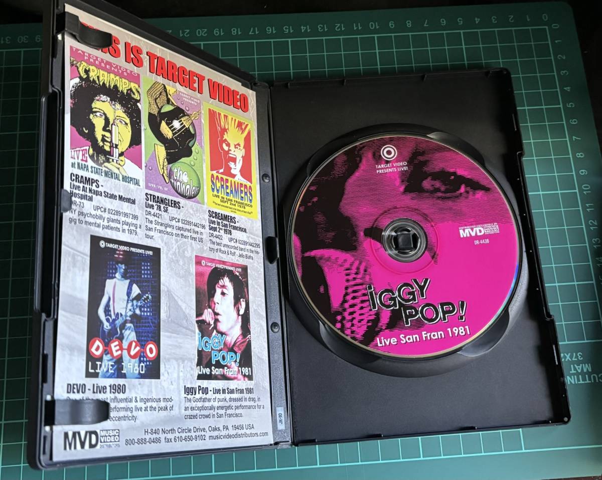DVD) IGGY POP - LIVE San Fran1981 (輸入盤）イギー・ポップ_画像3