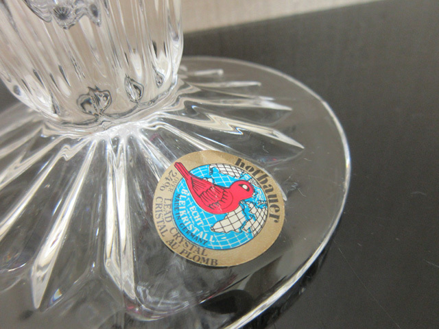 ☆未使用☆ hofbauer ホフバウアー 花瓶 クリスタル アンティーク  MADE IN GERMANY の画像5