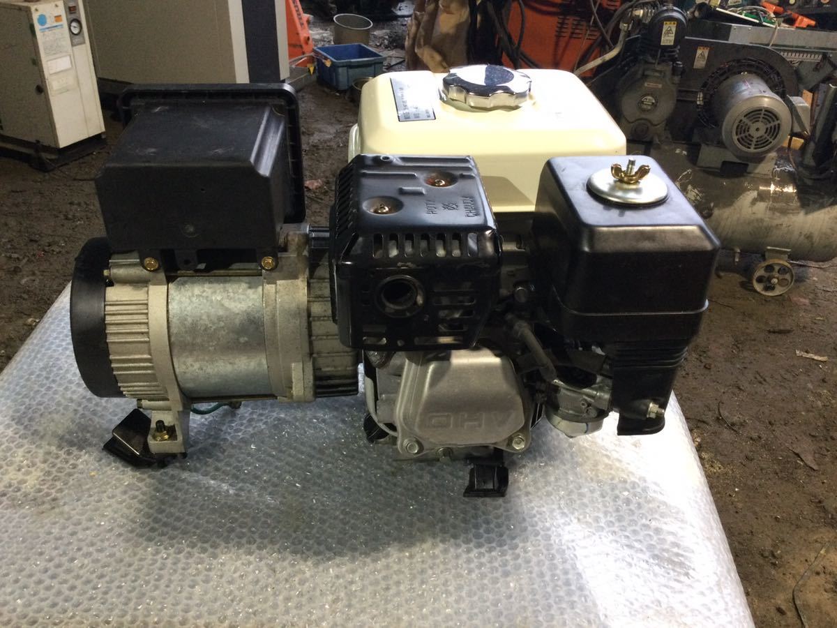 HONDA ホンダ GX160 5.5 エンジン発電機 120V 2.4KVA 60Hz【動作確認済】_画像8