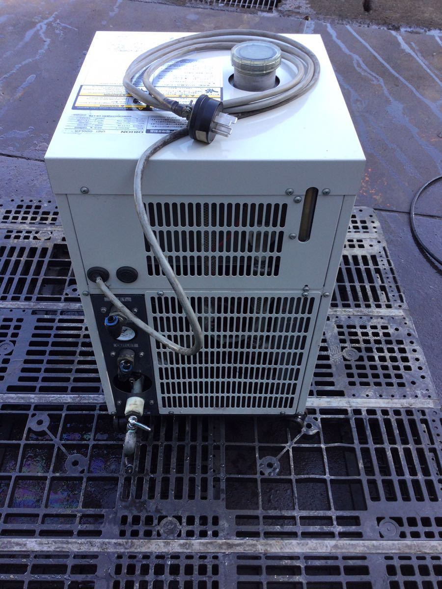 オリオン機械 RKS750G-V 水冷式 水槽付チラーユニット 三相200V (60Kg) (通電確認済)_画像8