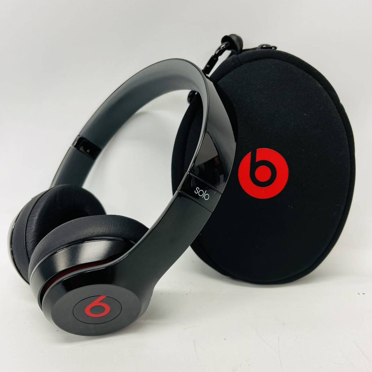 ☆1円～☆ Beats by Dr.Dre Solo2 ヘッドホン B0518 オンイヤー 密閉型 ヘッドフォン ブラック ビーツ MONSTER_画像1