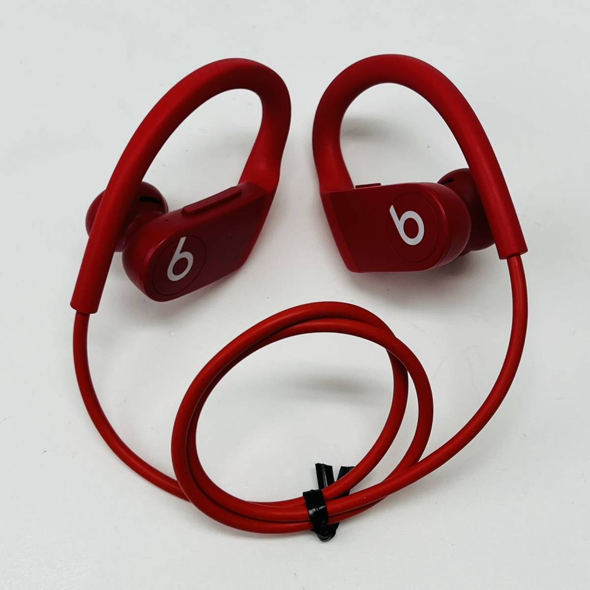 ☆送料無料・1円〜☆ Beats by Dr.Dre Powerbeats Wireless ワイヤレスイヤホン Bluetooth イヤフォン パワービーツ レッド ①_画像1