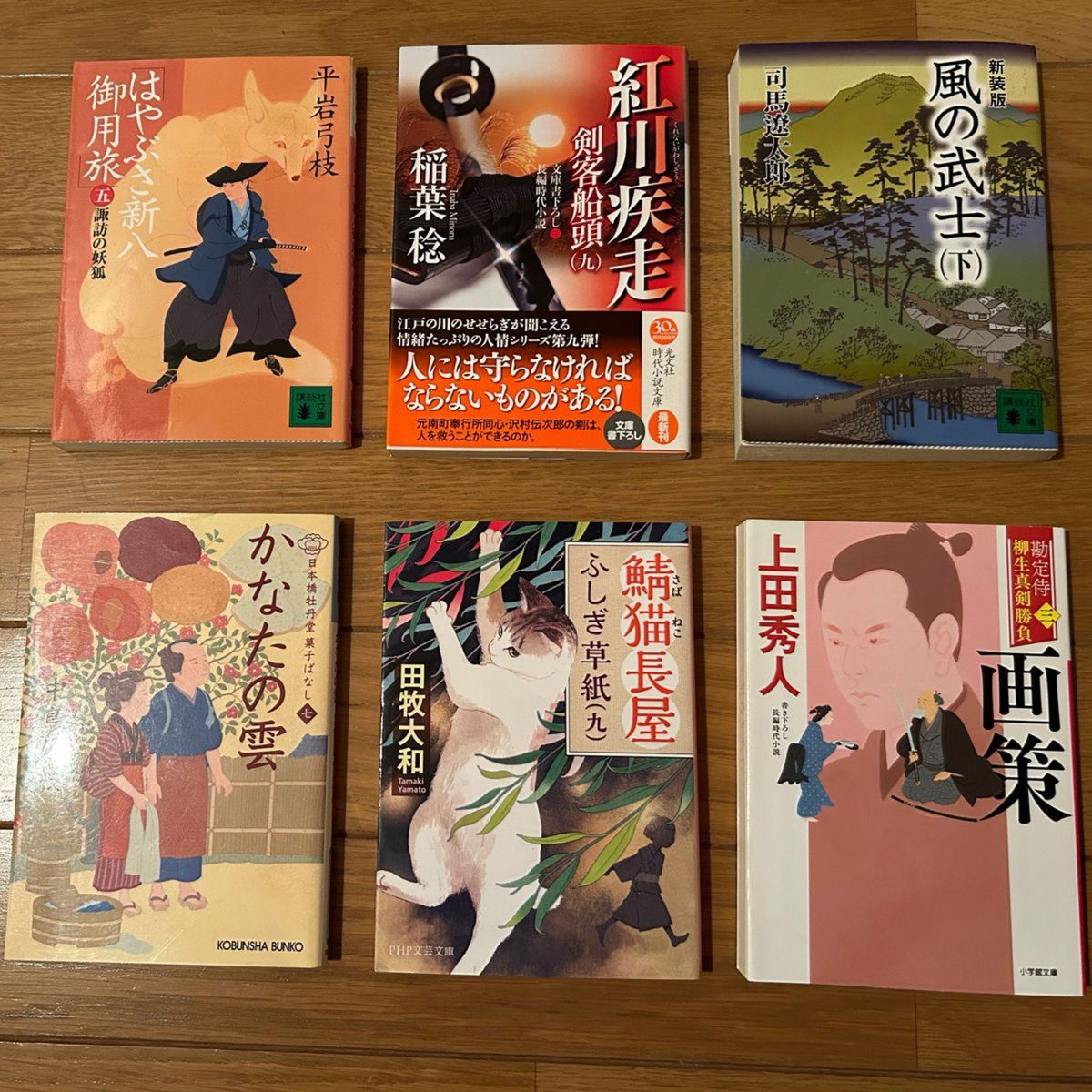 風の武士　下　勘定侍柳生真剣勝負　画策　上田秀人　鯖猫長屋ふしぎ草紙　９　かなたの雲　紅川疾走　はやぶさ新八御用旅　５ 平岩弓枝