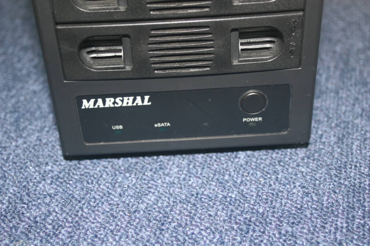【USED】MARSHAL HDDケース MAL-3035SBKU3 HDD4台搭載可能USB3.0&eSATA　裸族のカプセルホテル類似商品_画像3