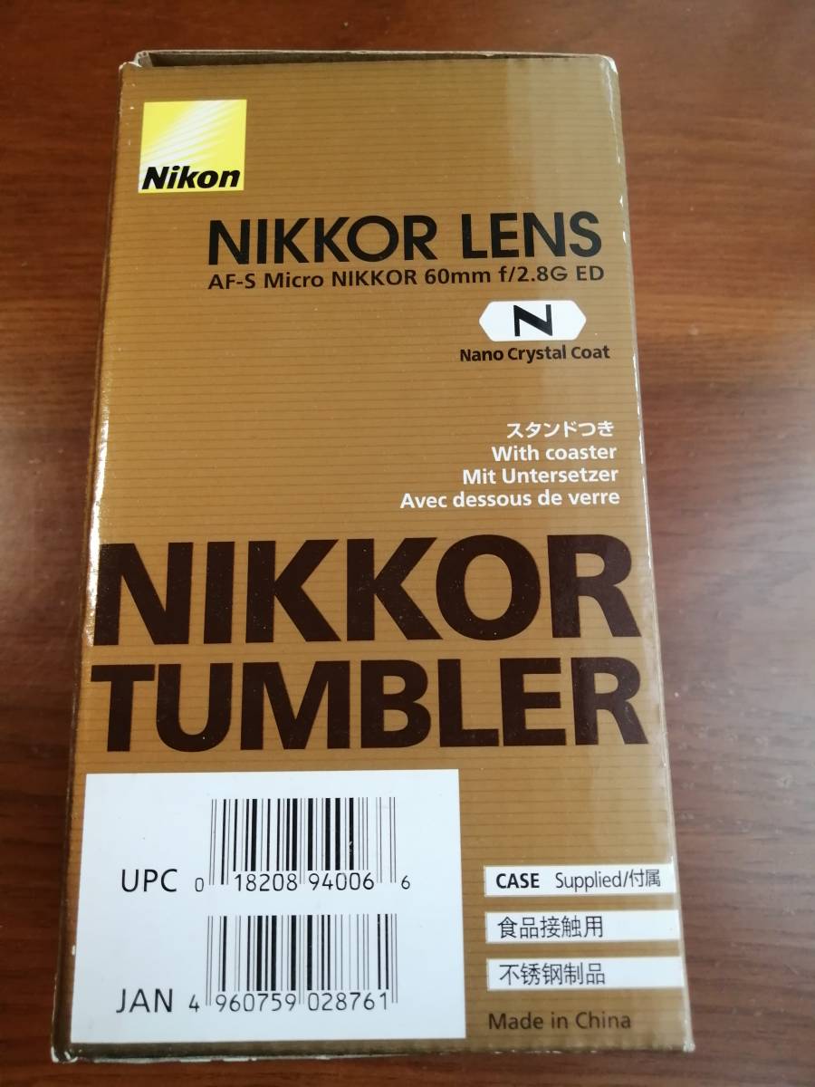 ニコン ニッコール レンズ型タンブラー NIKON AF-S Micro NIKKOR 60 f/2.8G ED LENS TUMBLER 〈送料込み〉 _画像7