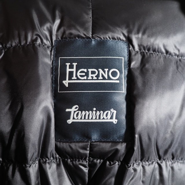 J2855P　▼HERNO Laminar ヘルノ ラミナー▼　GORE-TEX ダウン トレンチコート カーキブラウン 46 / ダウンジャケット PI071UL 秋冬 rb mks_画像8