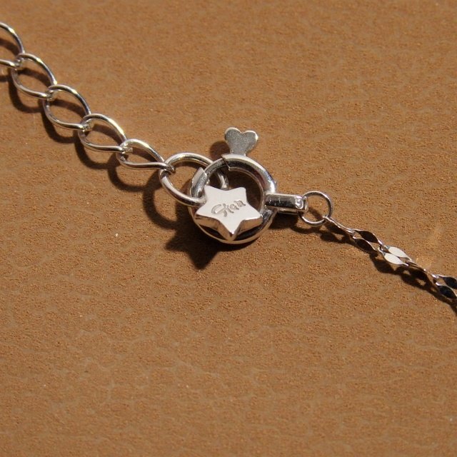 M1934f1 ▼STAR JEWELRY スタージュエリー▼ 1Pダイヤモンド K18WG ホワイトゴールド Yチェーンネックレス アジャスターセット rb mksの画像7