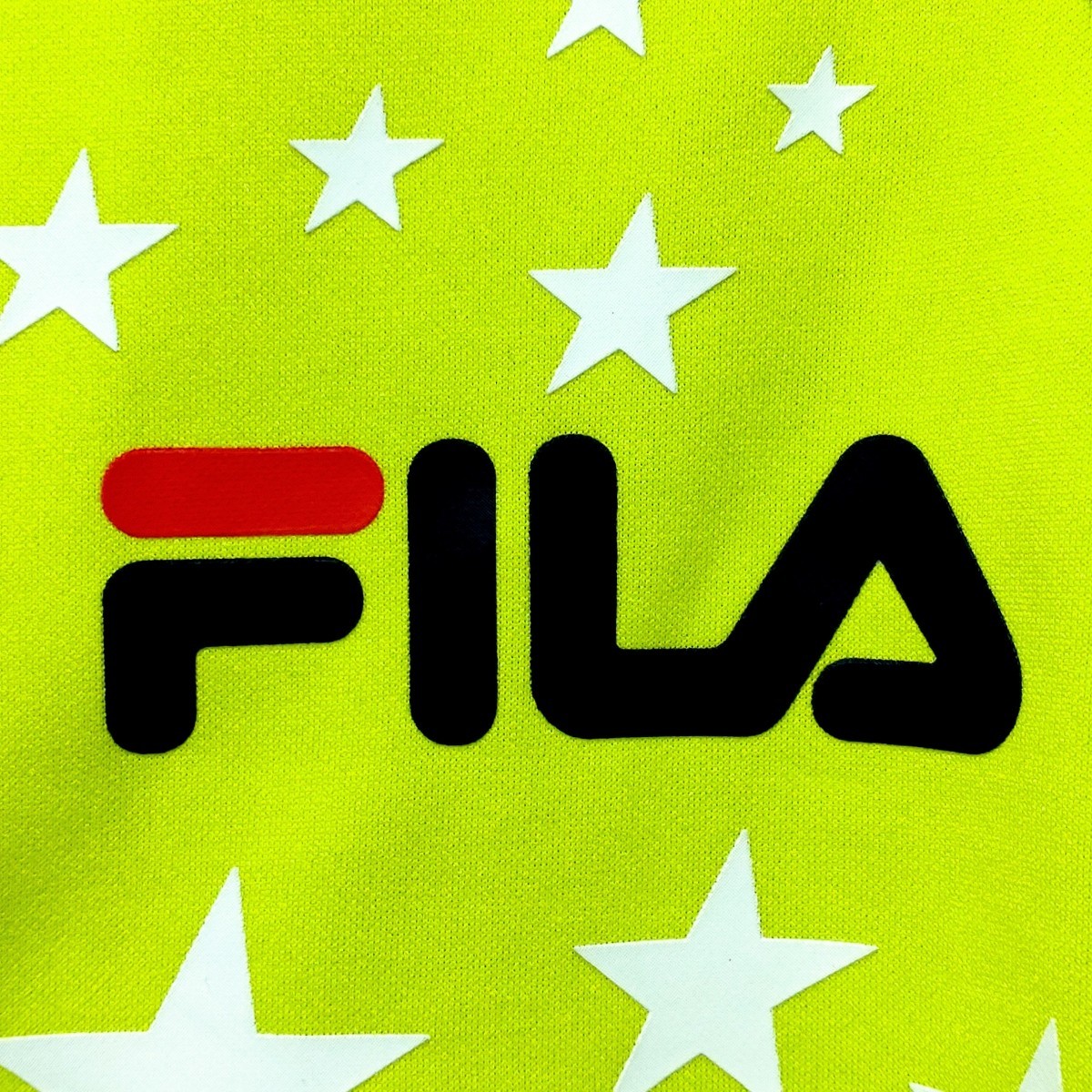 特価/未使用【サイズ=130cm】FILA/フィラ/男女児/トラックトップスーツ/ジャージスーツ/lime×d.navy_画像4