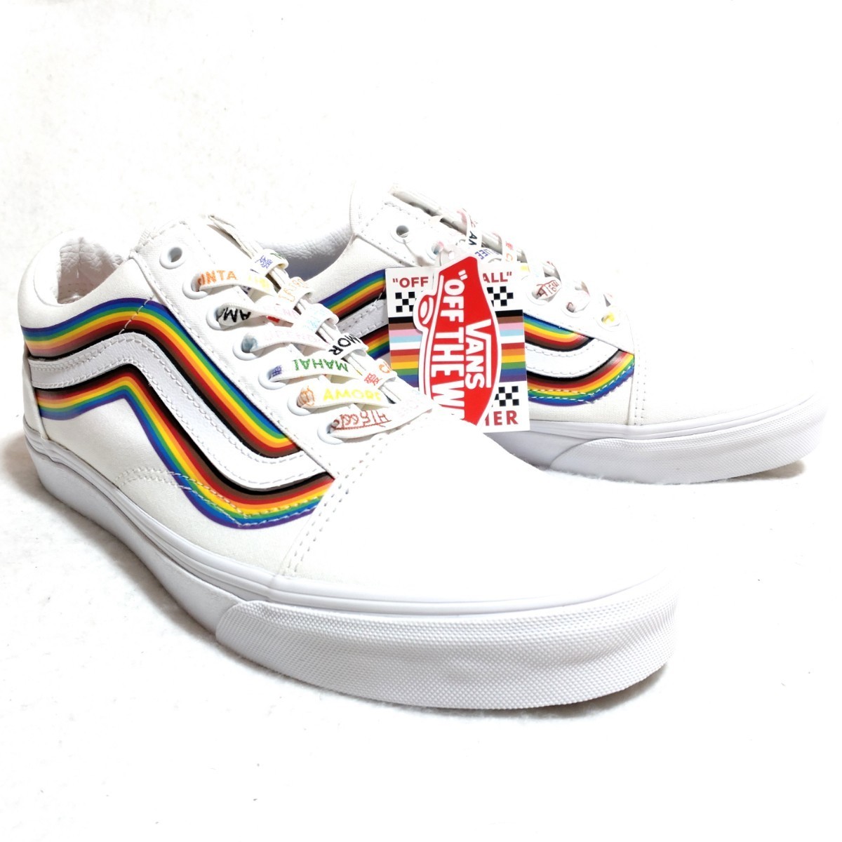 特価/未使用【サイズ/US10=28.0cm】VANS/OLD SKOOL/バンズ/オールドスクール/メンズ/ローカット/スニーカー/white_画像2