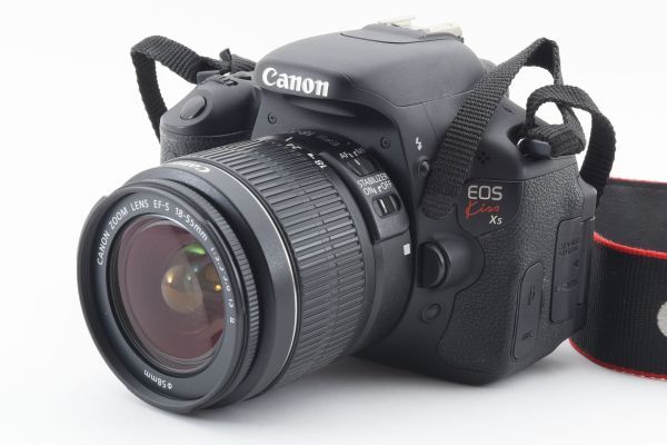 #m335★極上美品★ CANON キヤノン EOS Kiss X5 ボディ EF-S 18-55mm F3.5-5.6 IS_画像3