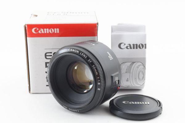 #m405★美品★ Canon キャノン EF 50mm F1.8 II_画像1