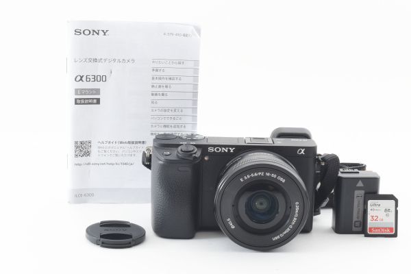 #o20★美品★ ソニー SONY α6300 + E PZ 16-50mm F3.5-5.6 OSS SELP1650