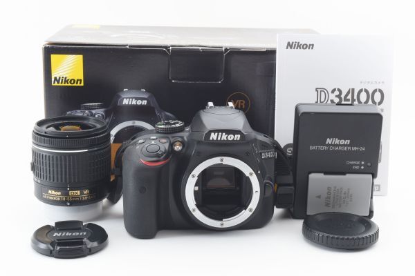 #o113★極上美品★ Nikon ニコン D3400 AF-P 18-55mm VR_画像1