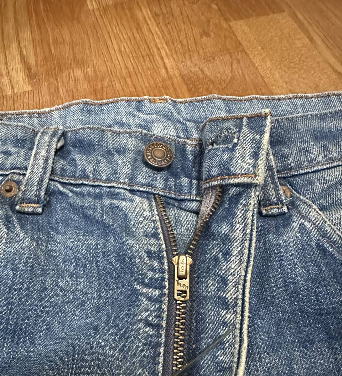 雰囲気◎ 70s vintage Levi's 505 デニムパンツ 8刻印 42タロン ヴィンテージ オリジナル 古着 W33 L32_画像4