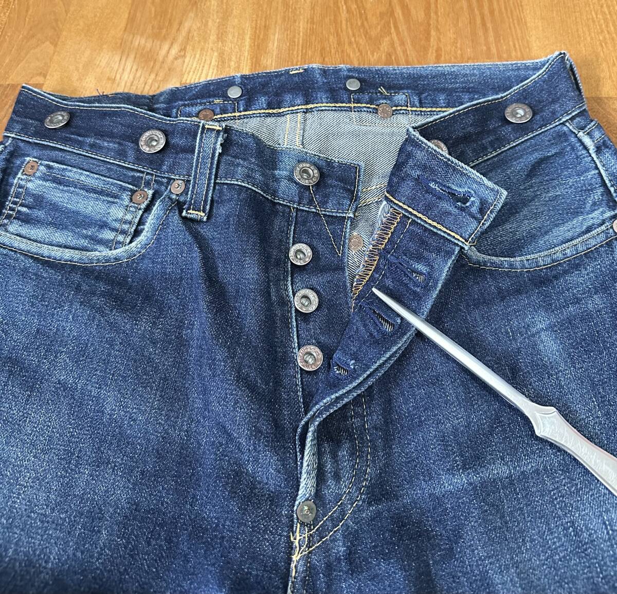 雰囲気◎ 90s vintage LEVI’S S702XX 日本製 デニムパンツ リーバイス BIGE ジーンズ ヴィンテージ レプリカ 古着