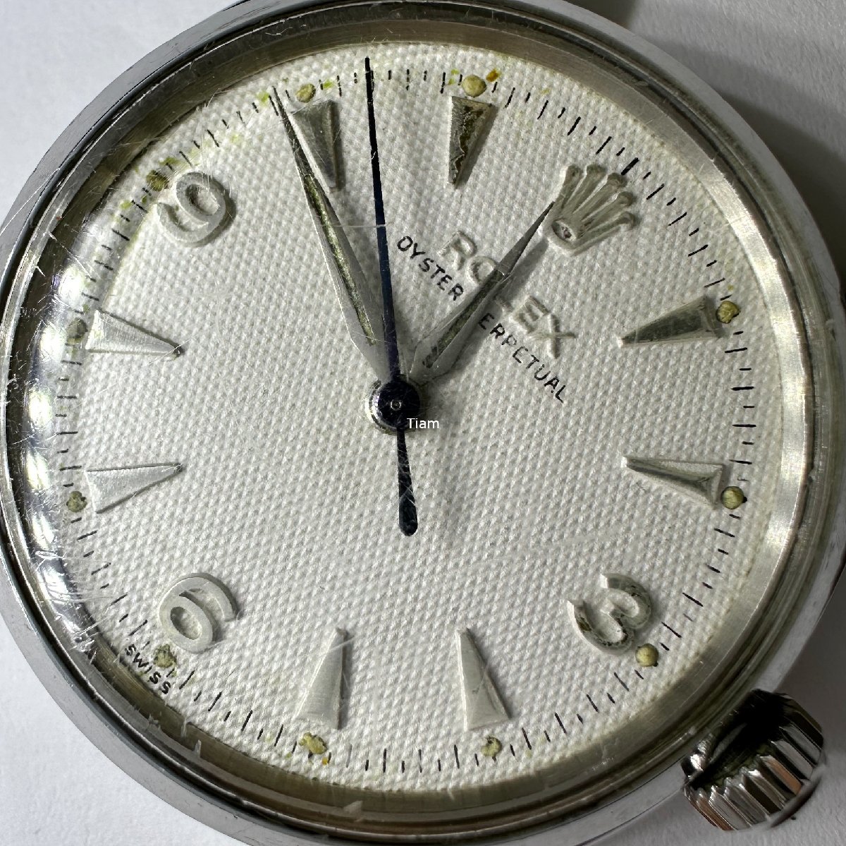 ROLEX ロレックス 6564 Oyster Perpetual オイスターパーペチュアル ホワイト 1957年 自動巻き J57433_画像6