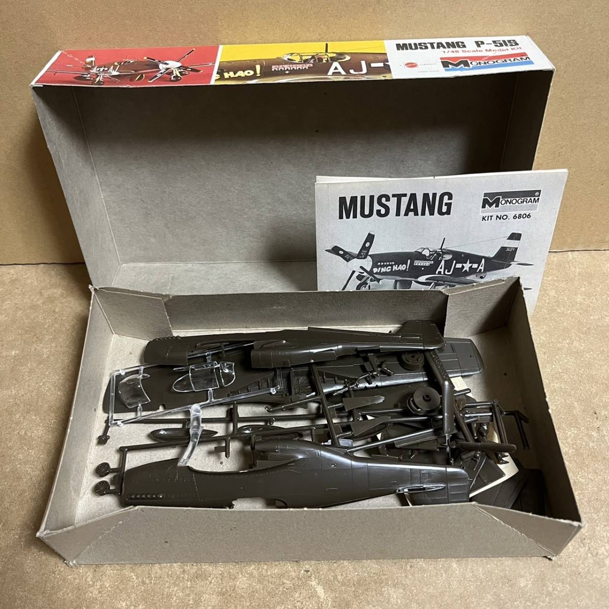 モノグラム 1/72 P-51B ムスタング ！ ( MONOGRAM MUSTANG_画像2