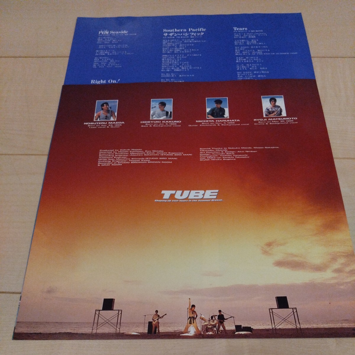 TUBU のTHE SEASON IN THE SUN　のレコードアルバムです。_画像3