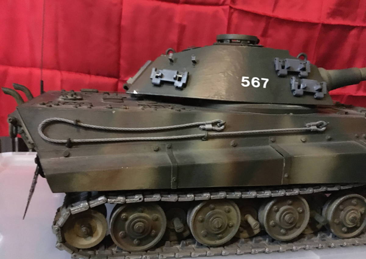 Yahoo!オークション - 三共製作所 1/12 キングタイガー オール金属 Yahoo!オークション - 三共製作所 1/12 キングタイガー オール金属