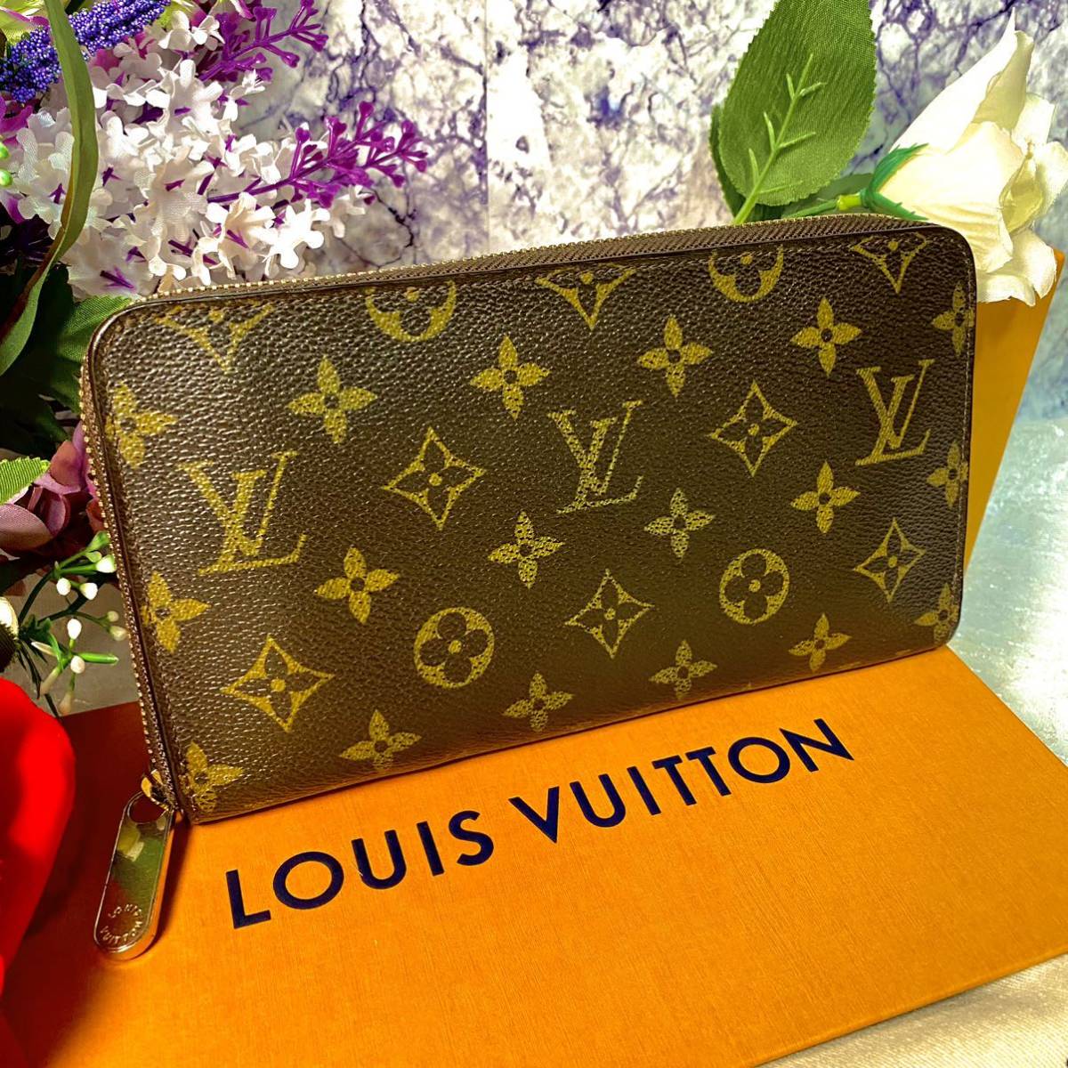 ルイヴィトン LOUIS VUITTON モノグラム ラウンドファスナー オーガナイザー 長財布