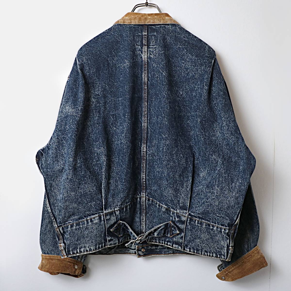 80s Levi's リーバイス 75073 コーデュロイ切替 デザイン デニム ジャケット 古着 used_画像6