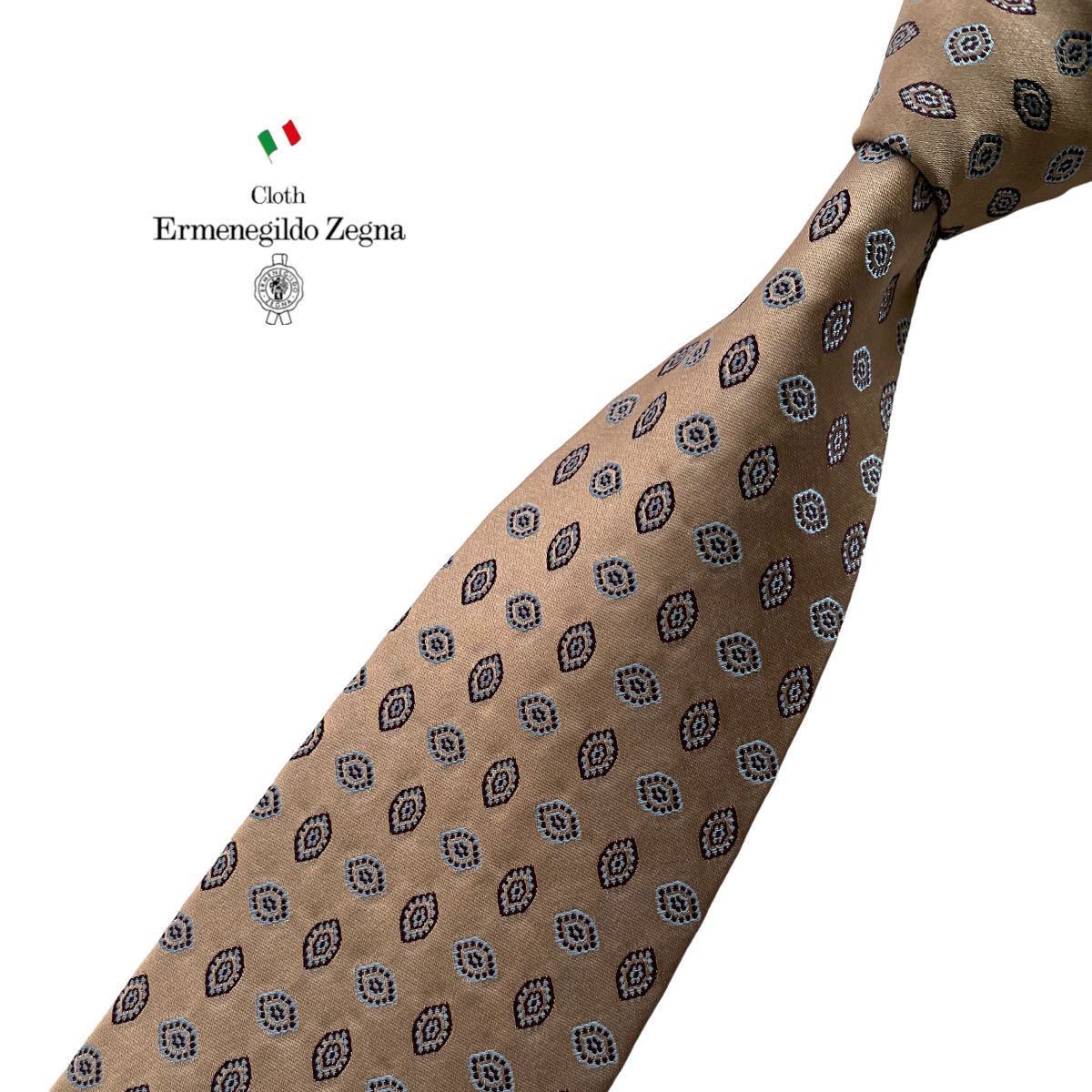 ERMENEGILDO ZEGNA ネクタイ パターン柄 エルメネジルド ゼニア USED 中古 m712_画像1