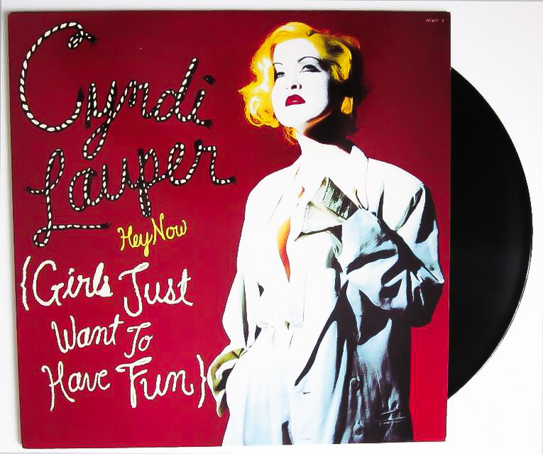 良盤 綺麗★ 廃盤 12' レコード ★ 1994年 EU オリジナル盤 Cyndi Lauper シンディ ローパー / Hey Now (Girls Just Want To Have Fun) ★_画像1