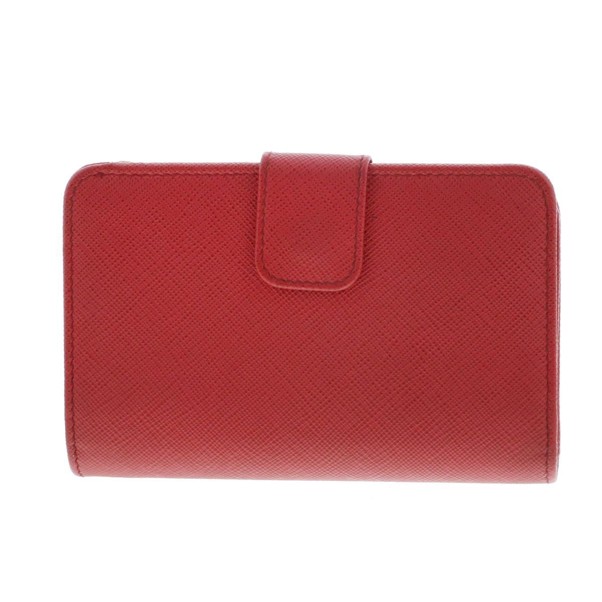 メーカー包装済】 Leather Red 1ML225 二つ折り財布(小銭入有) 財布
