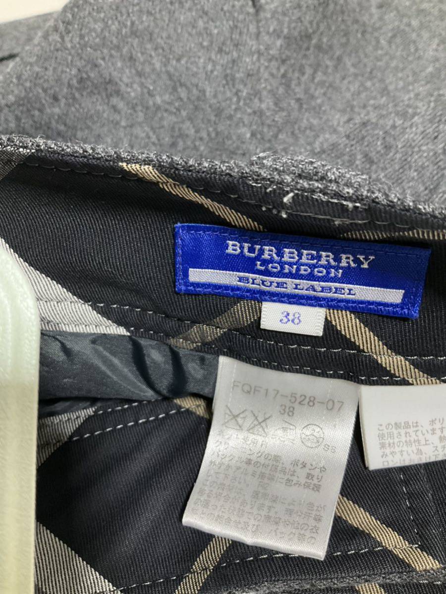  Burberry Blue Label toBurberry Blue label юбка-брюки шорты серый размер 38
