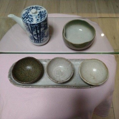 ○ 和食器 珍味 薬味 小鉢  竹醤油入れ セット