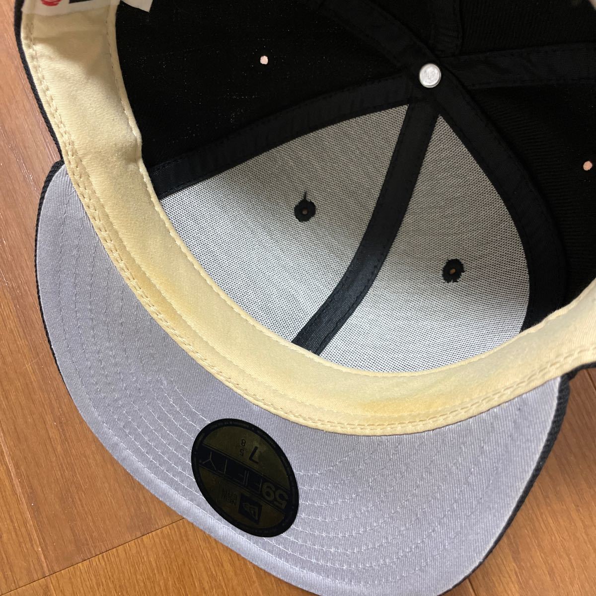 7 5/8 NEW ERA × FEAR OF GOD ESSENTIALS 59FIFTY ブラック ニューエラ フィアオブゴッド キャップ 帽子の画像6