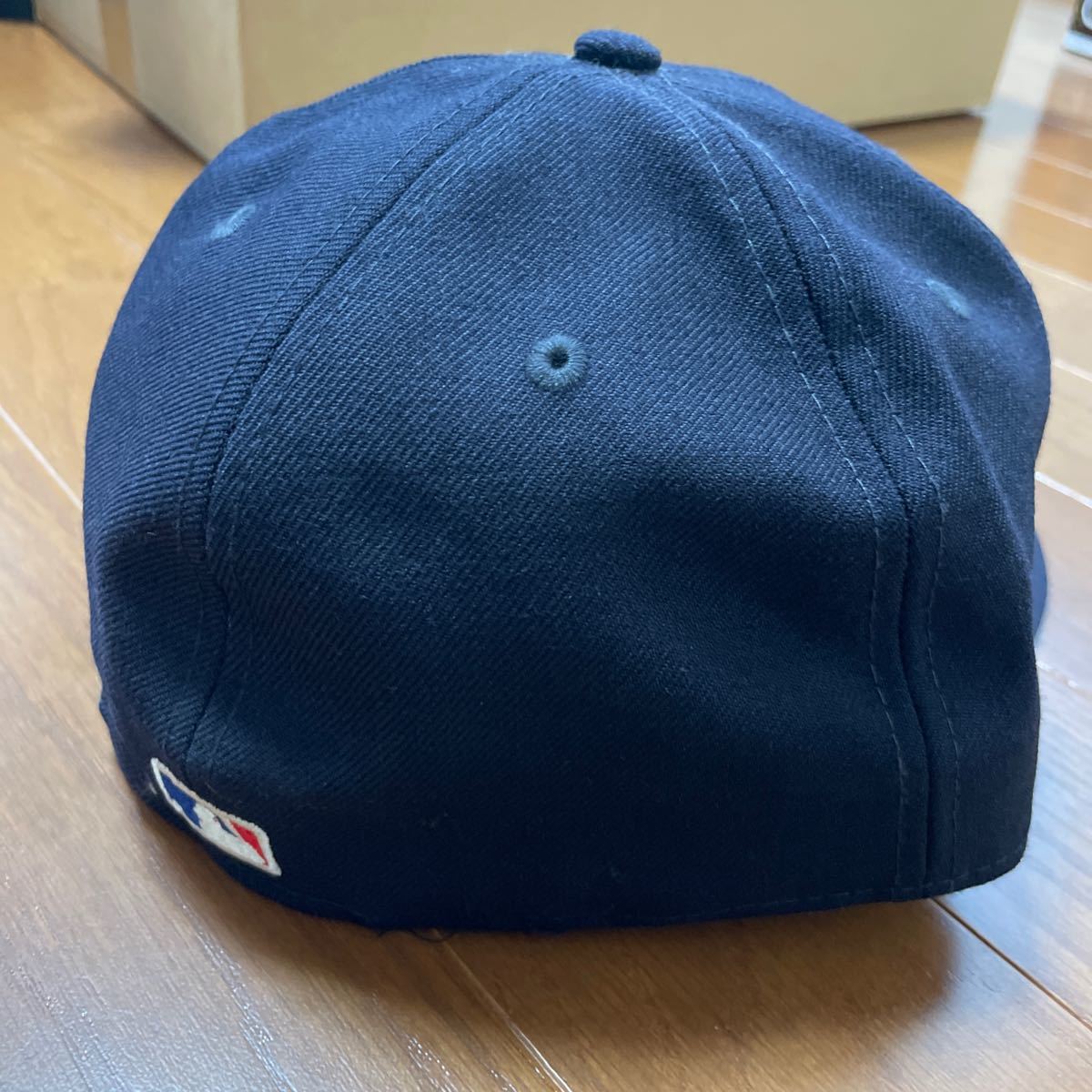 7 5/8 NEW ERA × FEAR OF GOD ESSENTIALS 59FIFTY ネイビー ニューエラ フィアオブゴッド キャップ 帽子の画像3