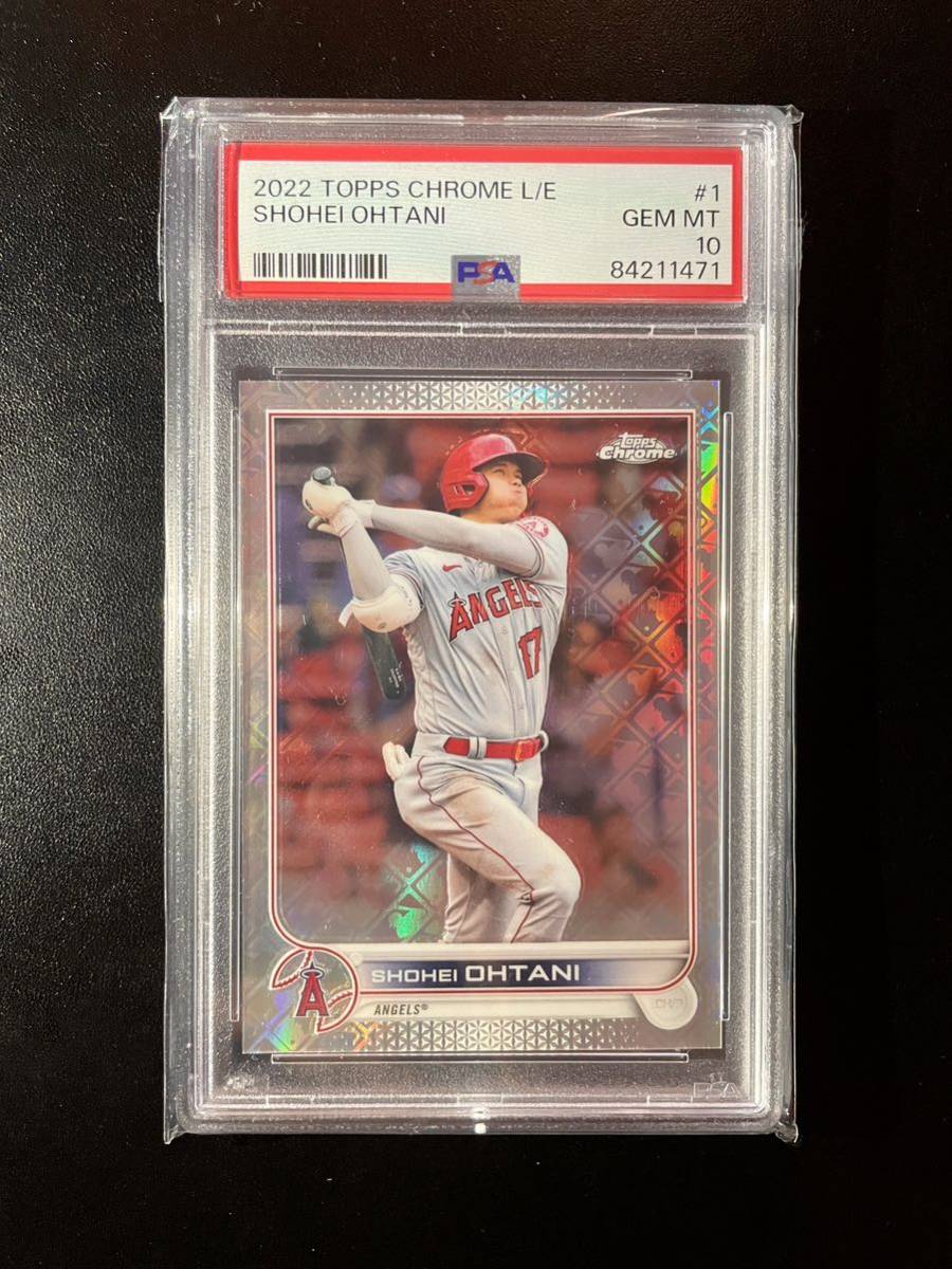 psa10ロゴフラクター大谷翔平 logofractor 2022 Topps Chrome Logofractor Shohei Ohtani #1 PSA 10 Angels psa鑑定済み 現ドジャース wbcの画像1