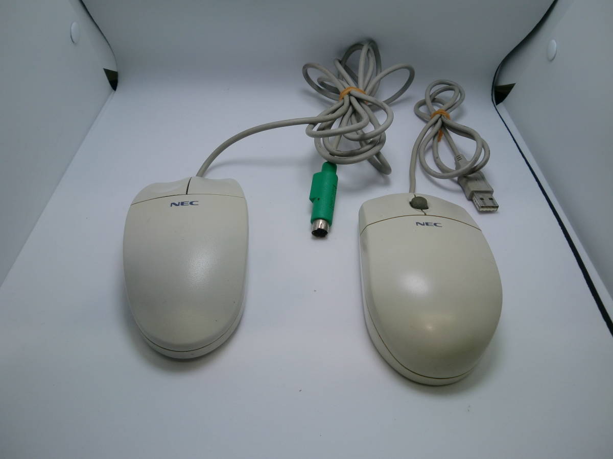 NEC　PS2　ボウルマウスとUSB　ボウルマウス動作します。_画像1