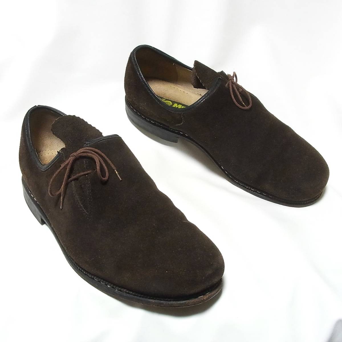 MEINDL マインドル Vintage Haferl shoes/ハファールシューズ 10.5/28‐28.5cm◎濃茶レザー スエード革◎ドイツ製 チロリアン_画像1