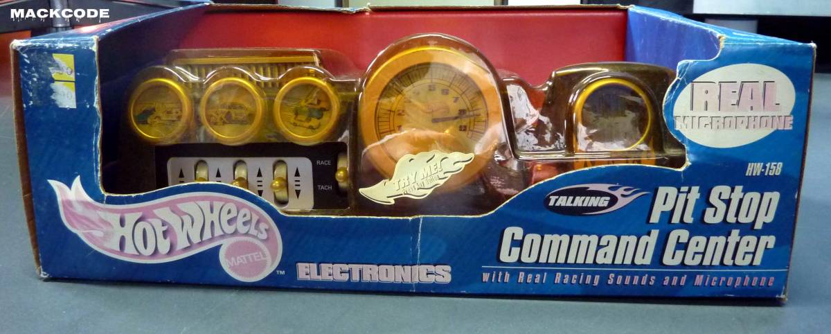 【y5134】激レア◆Mattel Hot Wheels Pit Stop Command Center◆検索ビンテージ当時物ファイヤーパターン