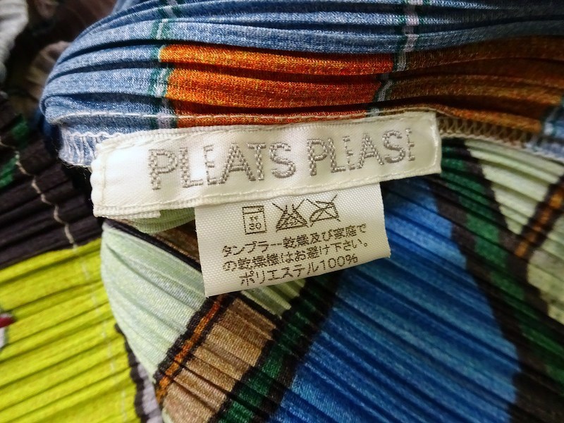 PLEATS PLEASE プリーツプリーズ プリーツ柄デザインノースリーブ 3 PP14-JK141 ISSEY MIYAKE イッセイミヤケ_画像6