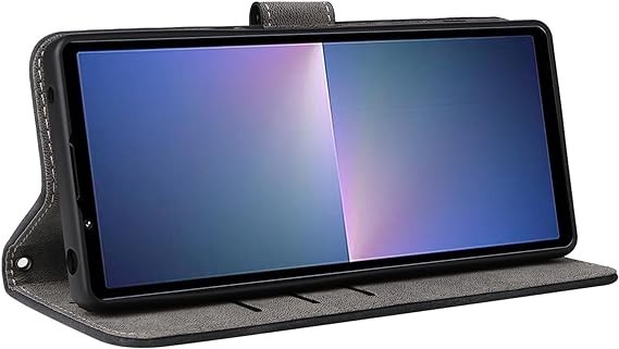 Xperia 5 V SOG12 /SO-53D ケース 手帳型 カバー 財布型 高級PUレザー カード収納スタント機能/耐衝撃/_画像4