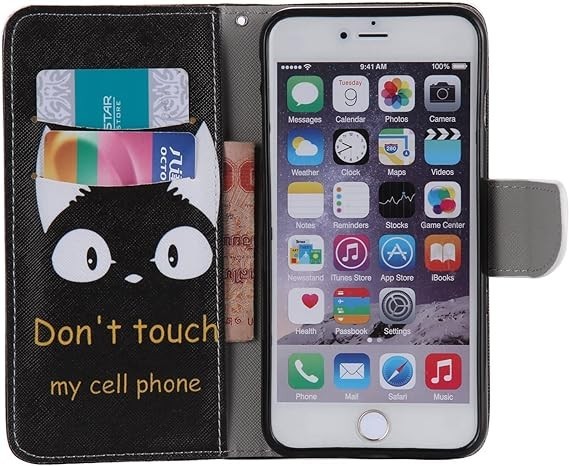 iPhone SE ケース 第2世代 第3世代 iphone8 iphone7 手帳型 スマホ 携帯カバー PUレザー カード収納_画像4