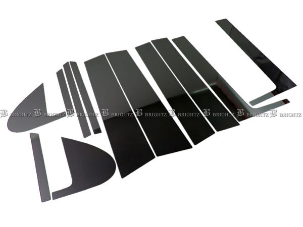  Freed GB3 GB4 super specular stainless steel black plating pillar panel visor have for 12PC cover PIL-BLA-307