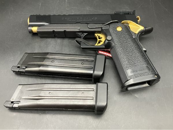 ★【同梱不可】ジャンク品 東京マルイ ハイキャパ5.1 ゴールドマッチ ガスブローバック Hi-CAPA GOLD Match_画像3