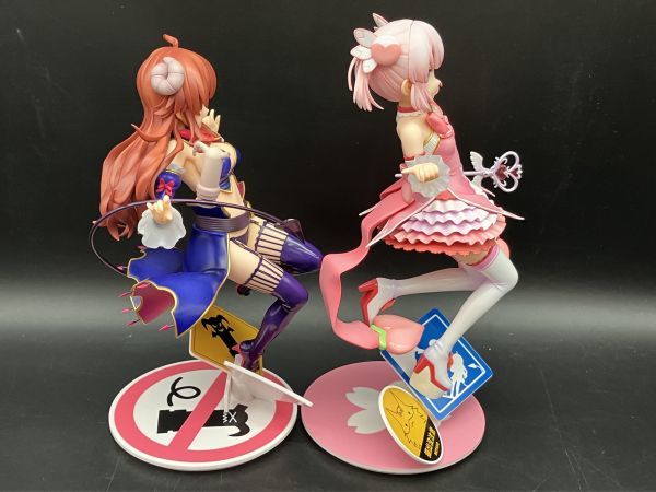 ★【同梱不可】中古品 コトブキヤ 1/7スケールフィギュア まちカドまぞく シャドウミストレス優子+千代田桃 2点セット_画像6