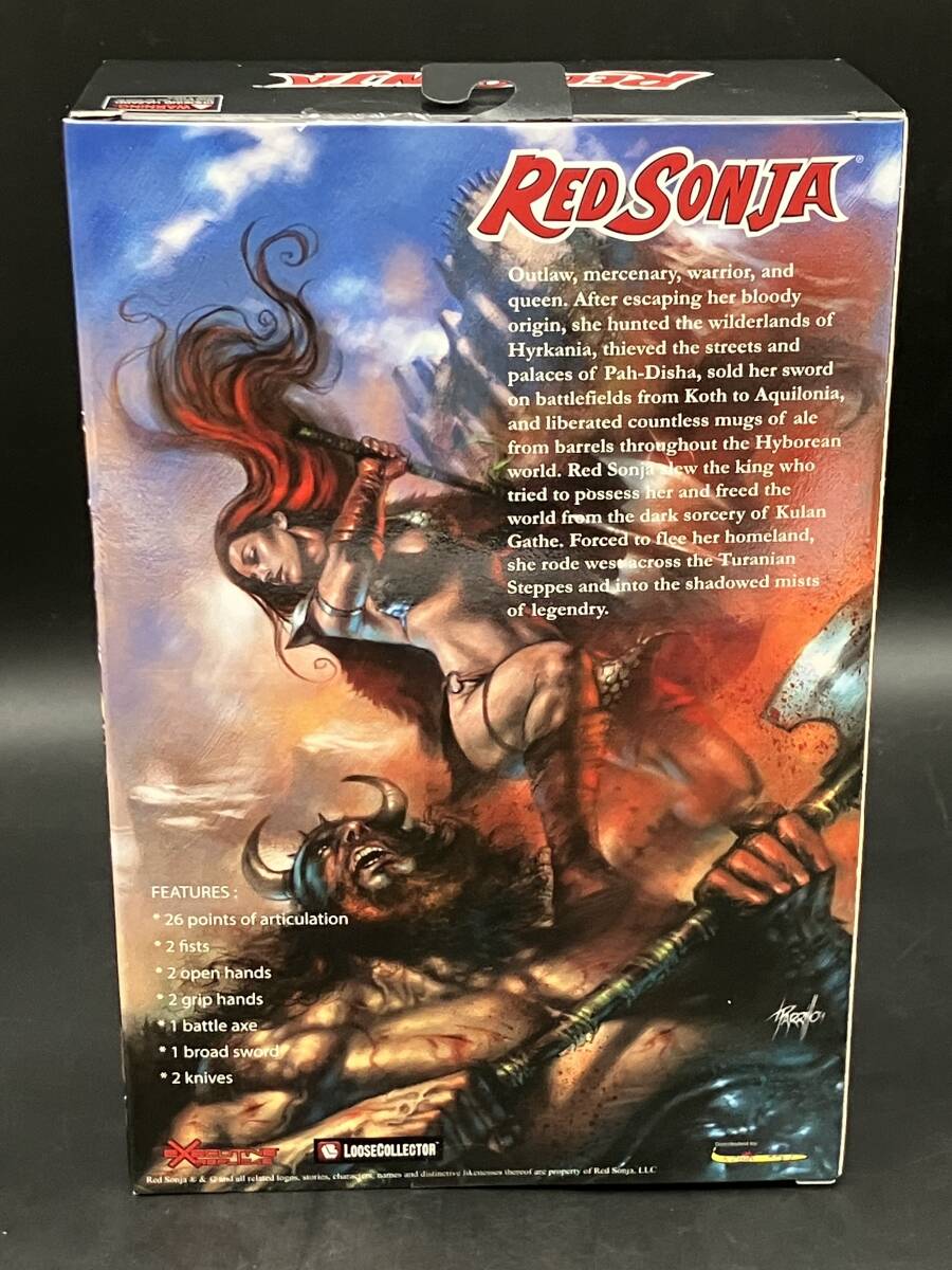 ★【同梱不可】中古品 EXECUTIVE REPLICAS RedSonja レッドソニア 1/12 アクションフィギュア_画像2