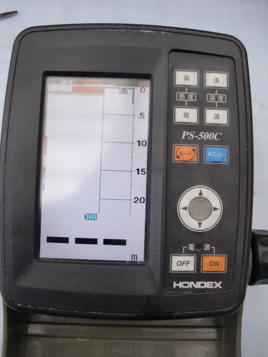 中古・美品！HONDEX　PS-500C　本体・振動子・温度・温度センサー　3点セット_画像9