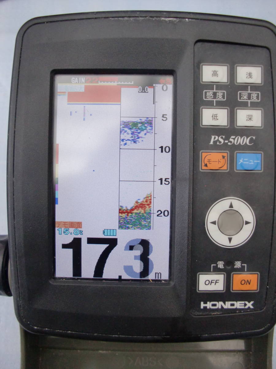中古・美品！HONDEX　PS-500C　本体・振動子・温度・温度センサー　3点セット_画像10