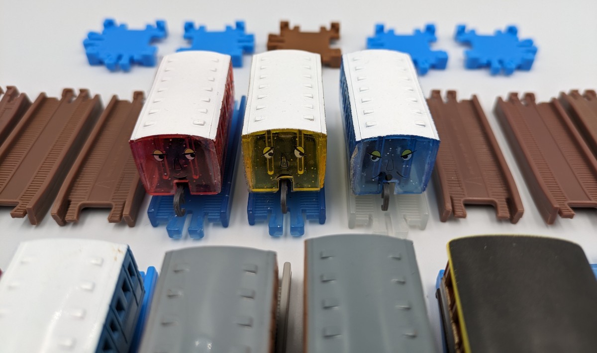  Capsule Plarail Thomas the Tank Engine . summarize set 21 pcs rail extra Thomas 