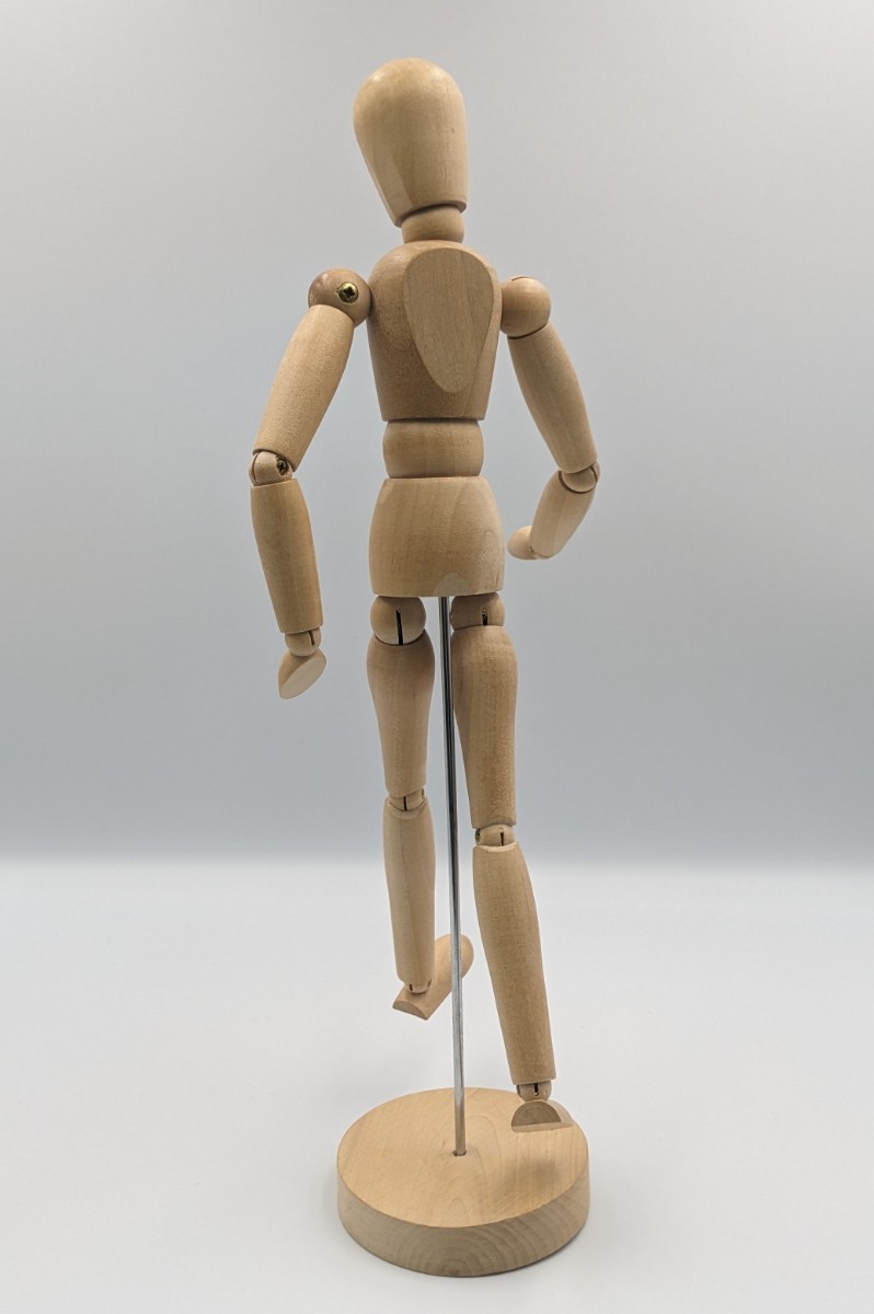 デッサン人形 木製 球体関節人形 高さ約34㎝ マネキン